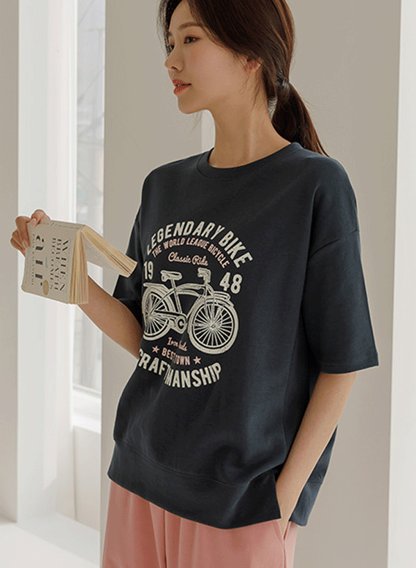 チョピル スリット セーター 半袖Tシャツ 韓国
